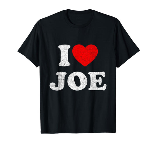 I Love Joe Apparel Red Heart Joe T-Shirt