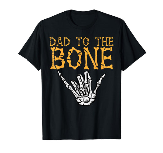 Halloween Dad To The Bone Skeleton Hand Fun Papa Costume Men T-Shirt