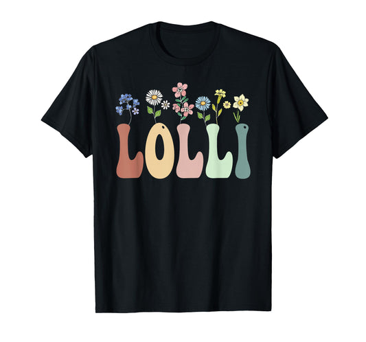 Lolli Gifts Women Wildflower Floral Design Lolli T-Shirt