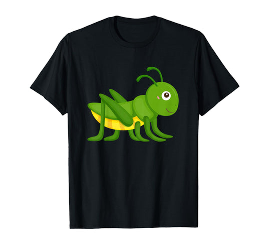 Happy Grasshopper Drawing Boys Girls Toddlers T-Shirt
