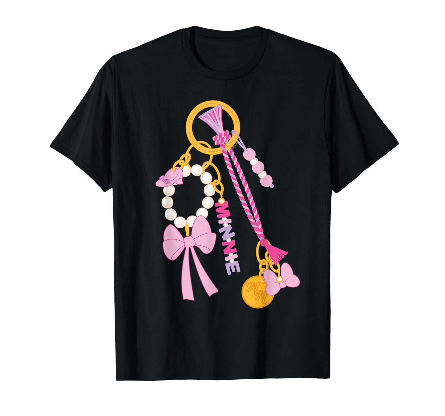 Disney Minnie Mouse Matching Fashion Bag Charm T-Shirt