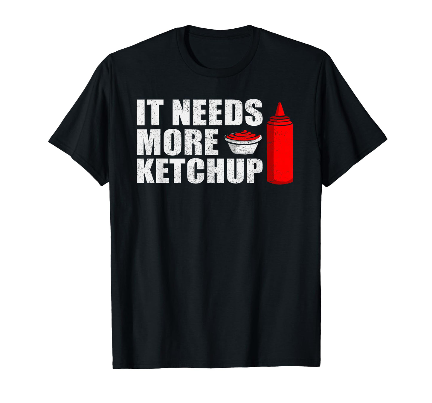 Funny Ketchup Art for Men Women Youth Tomato Ketchup Lover T-Shirt