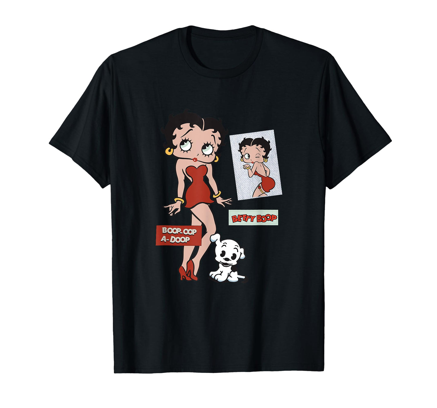 Betty Boop Picture Perfect Betty Patches T-Shirt