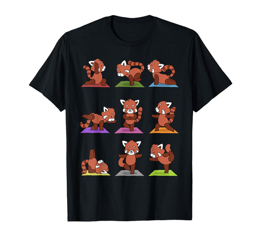 Red Panda Yoga T-Shirt