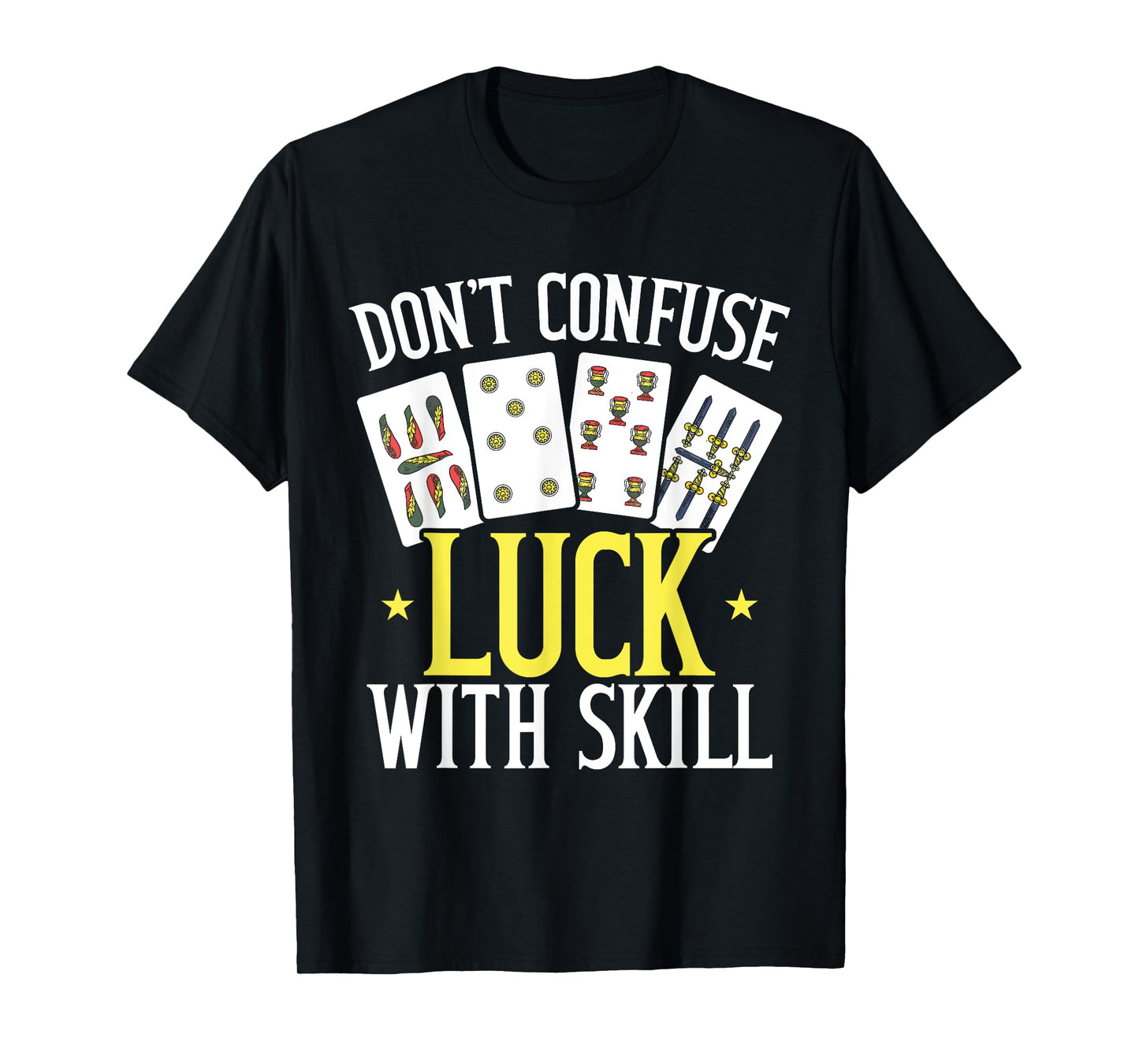 Scopa Italian Card Game Player Enthusiast Confuse Scopa T-Shirt