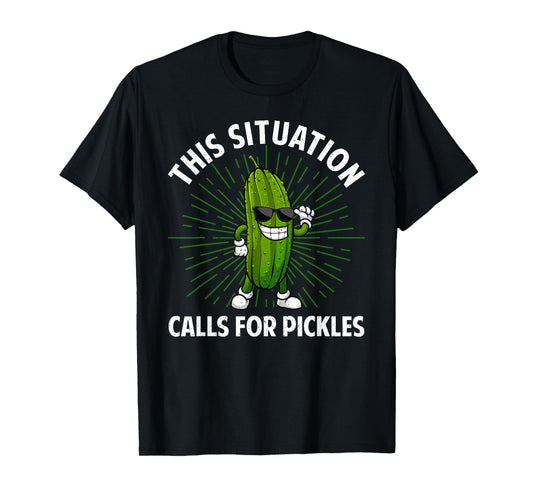 Pickle Design For Men Women Kids Cucumber Dill Pickle Lover T-Shirt