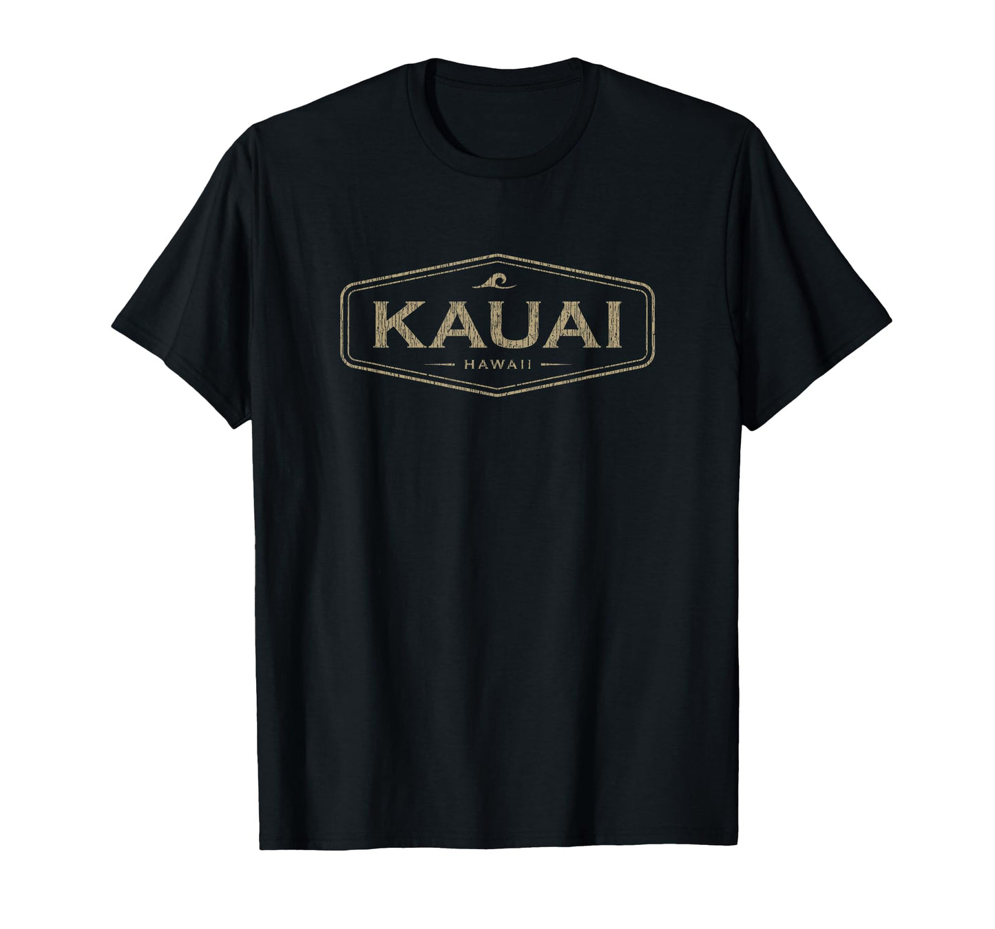Kauai Hawaii Waves Vintage Mens Womens Girls Boys Souvenir T-Shirt