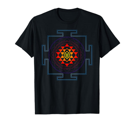 Sri Yantra Sacred Geometry Hindu Tantra Sacred Art T-Shirt T-Shirt