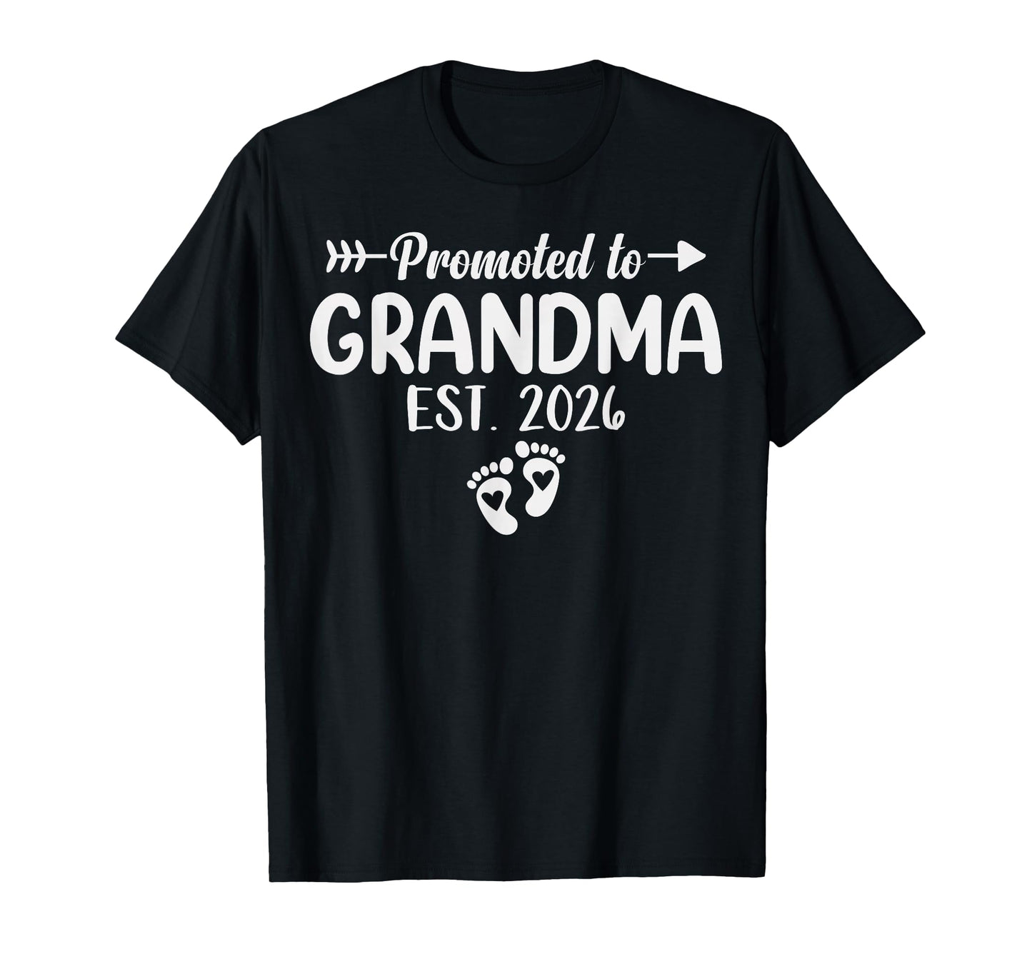 Promoted to Grandma Est. 2026 Baby Announcement Grandma 2026 T-Shirt