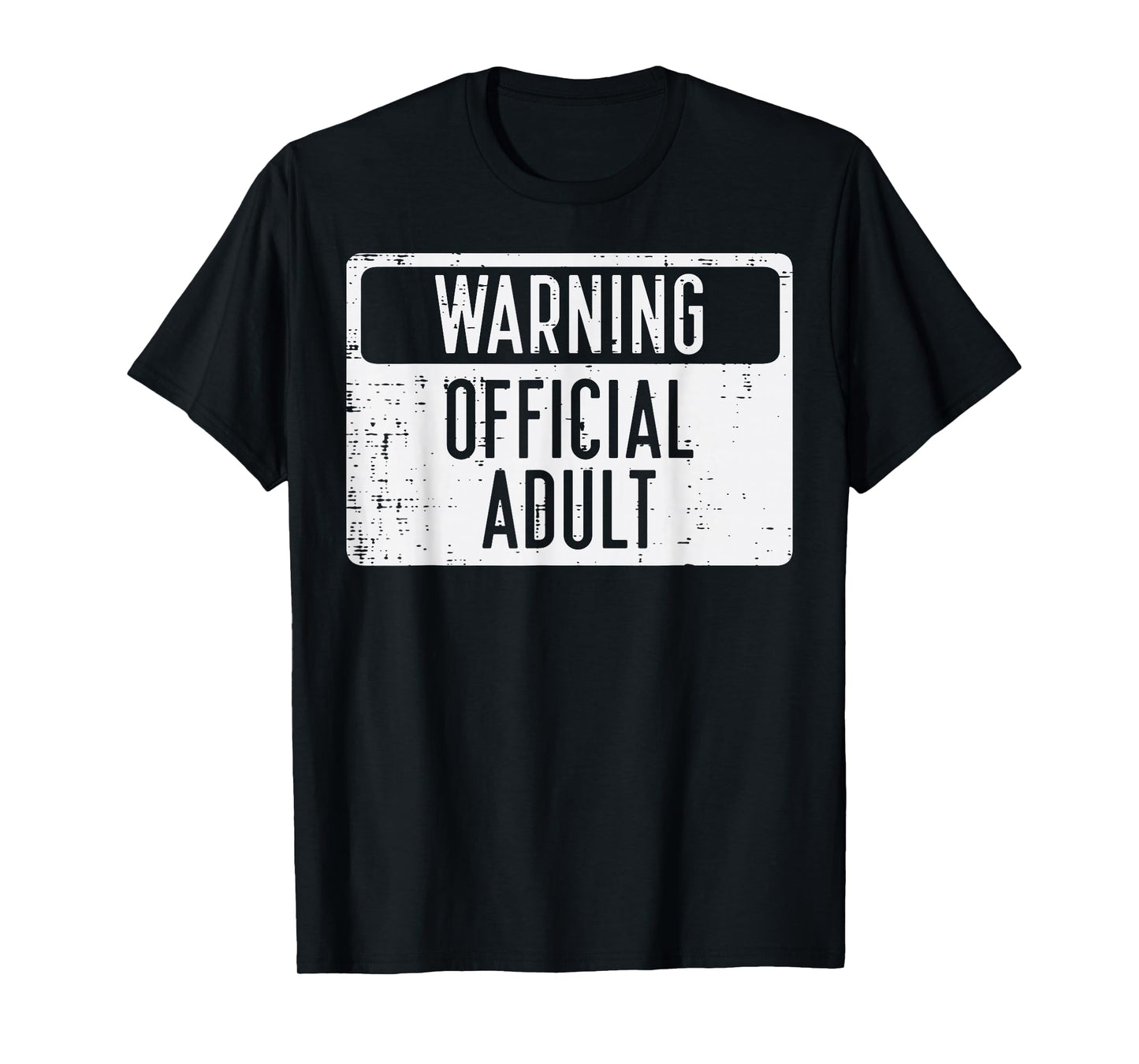 18th Birthday Warning Official Adult 18 Years Old Women Men T-Shirt