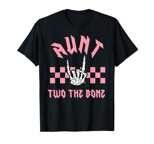 Aunt Bad Two the Bone Birthday 2 Years Old Birthday T-Shirt