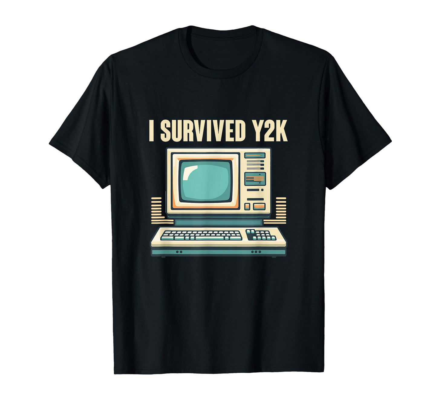 I Survived Y2K Computer Funny Year 2000 Survivor T-Shirt