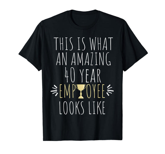 40th Work Anniversary Employee Appreciation Fortieth Year T-Shirt