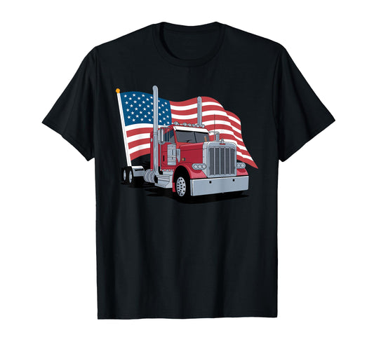 Best Trucker Art for Men Women Trucking Trucker Truck Driver T-Shirt