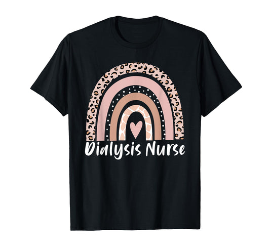 Dialysis Nurse RN Nephrology Registered rainbow Kidney RN T-Shirt