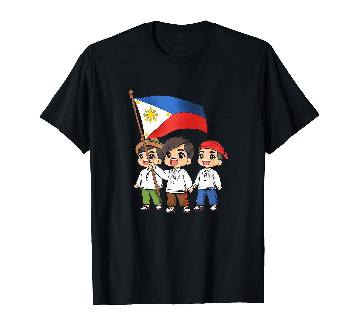 Philippines Pilipinas Proud Filipino Boy Pinoy Flag Boys T-Shirt