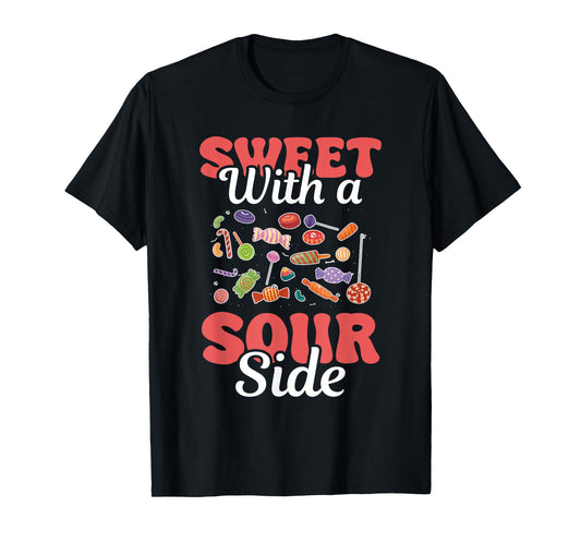 Sweet With A Sour Side Funny Candy Patch Delicious Kids T-Shirt