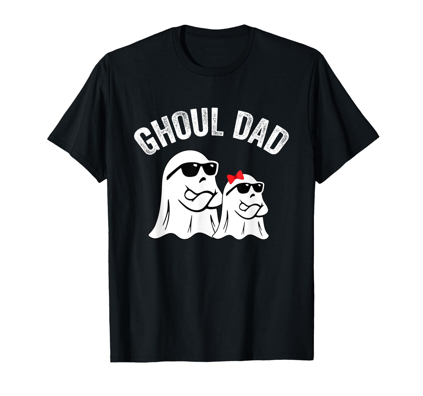 Ghoul Dad Funny Halloween Daddy Ghost Vintage T-Shirt