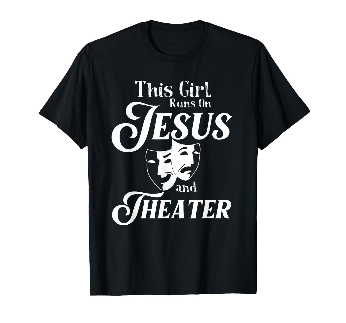 Cool Theater Art for Women Girls Musical Broadway Theater T-Shirt