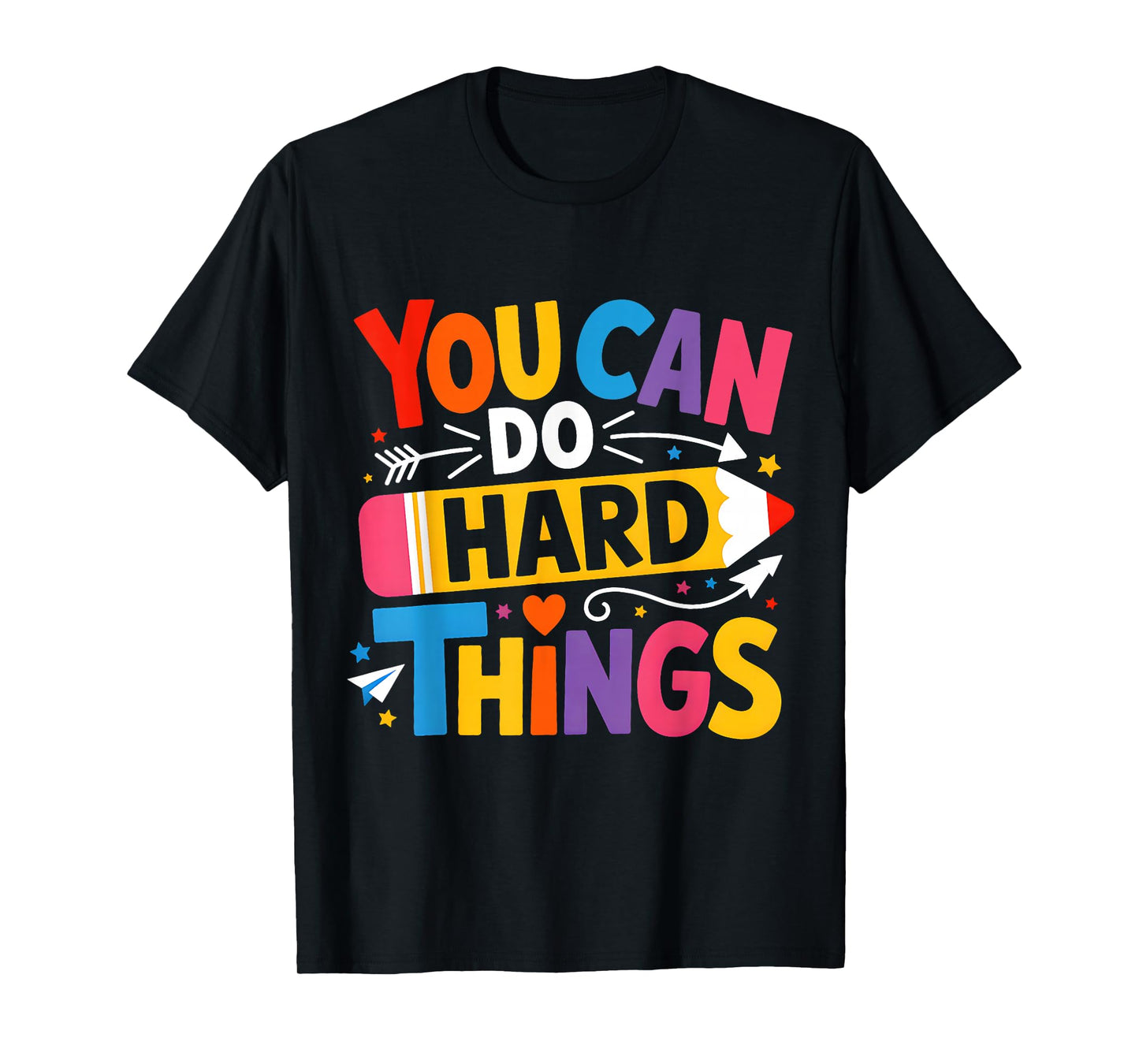 Test Day You Can Do Hard Things Teacher Kids Testing Day T-Shirt