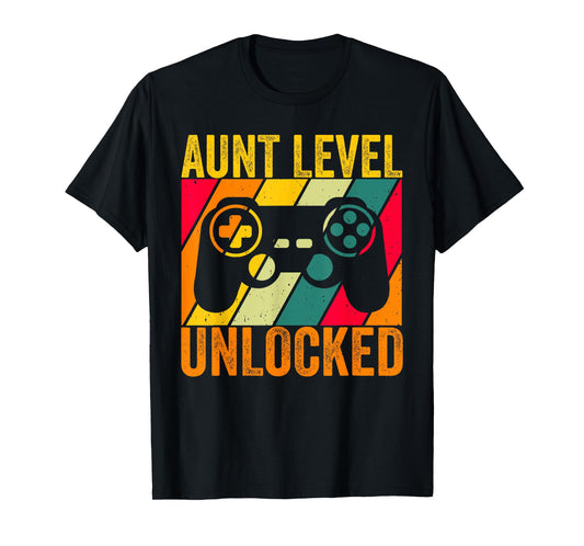 Aunt Level Unlocked Est.2025 New Auntie I Leveled Up To Aunt T-Shirt