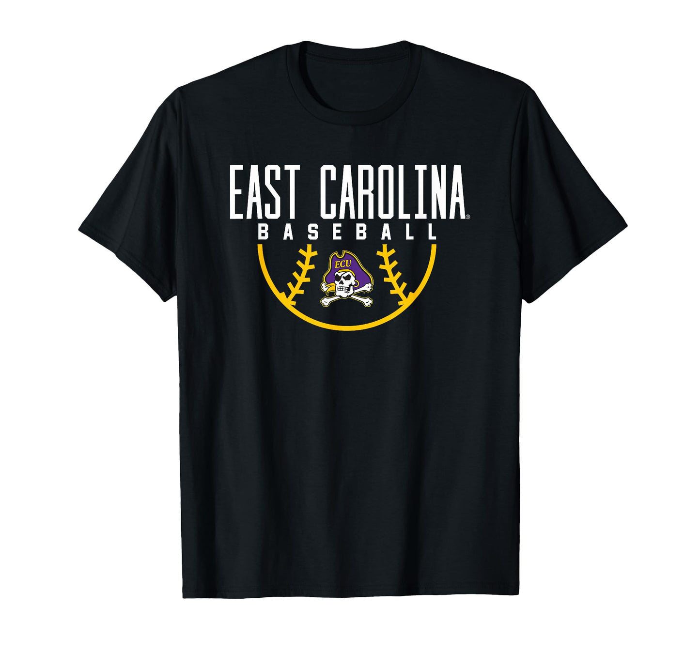 East Carolina University ECU Pirates Baseball Arch T-Shirt