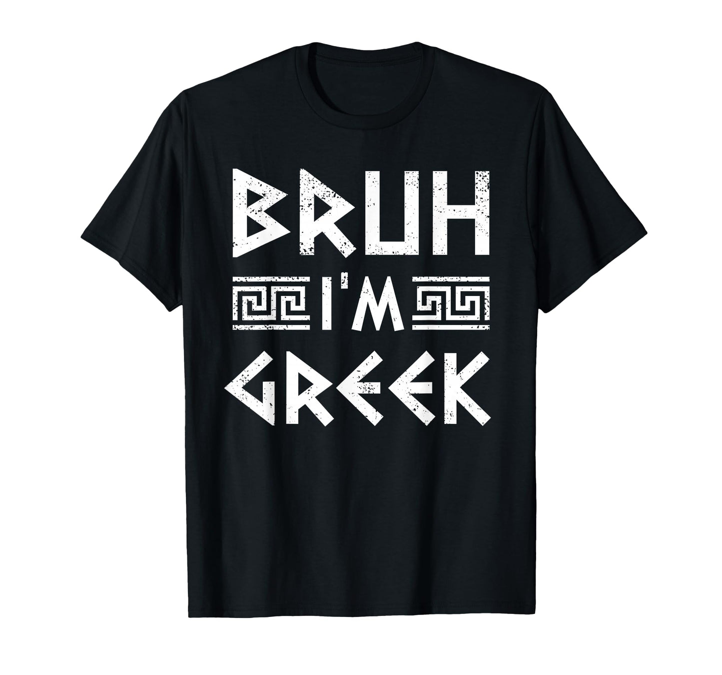 Bruh I'm Greek Funny Ancient Greek Festival Greek Boys T-Shirt