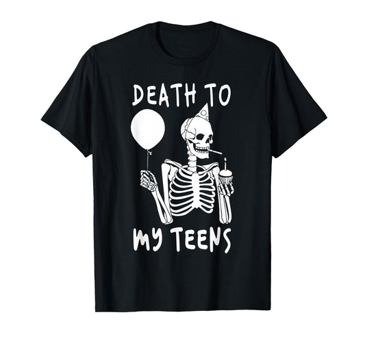 Funny Death To My Teens R.I.P Turning Twenties 20th Birthday T-Shirt