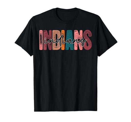 Indians School Sports Fan Team Spirit T-Shirt