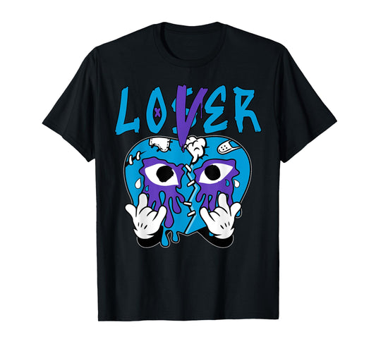 Loser Lover Drip Heart Tee Color Aqua Matching Outfit T-Shirt