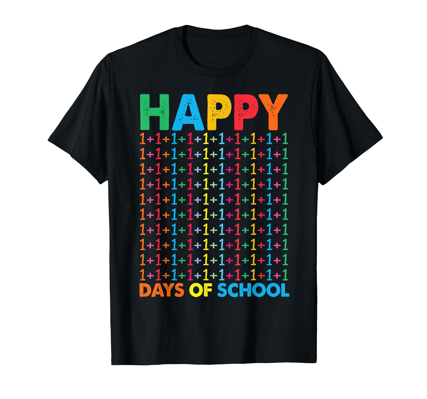 Happy 100 Days of School Math Numbers Kids Teacher T-Shirt