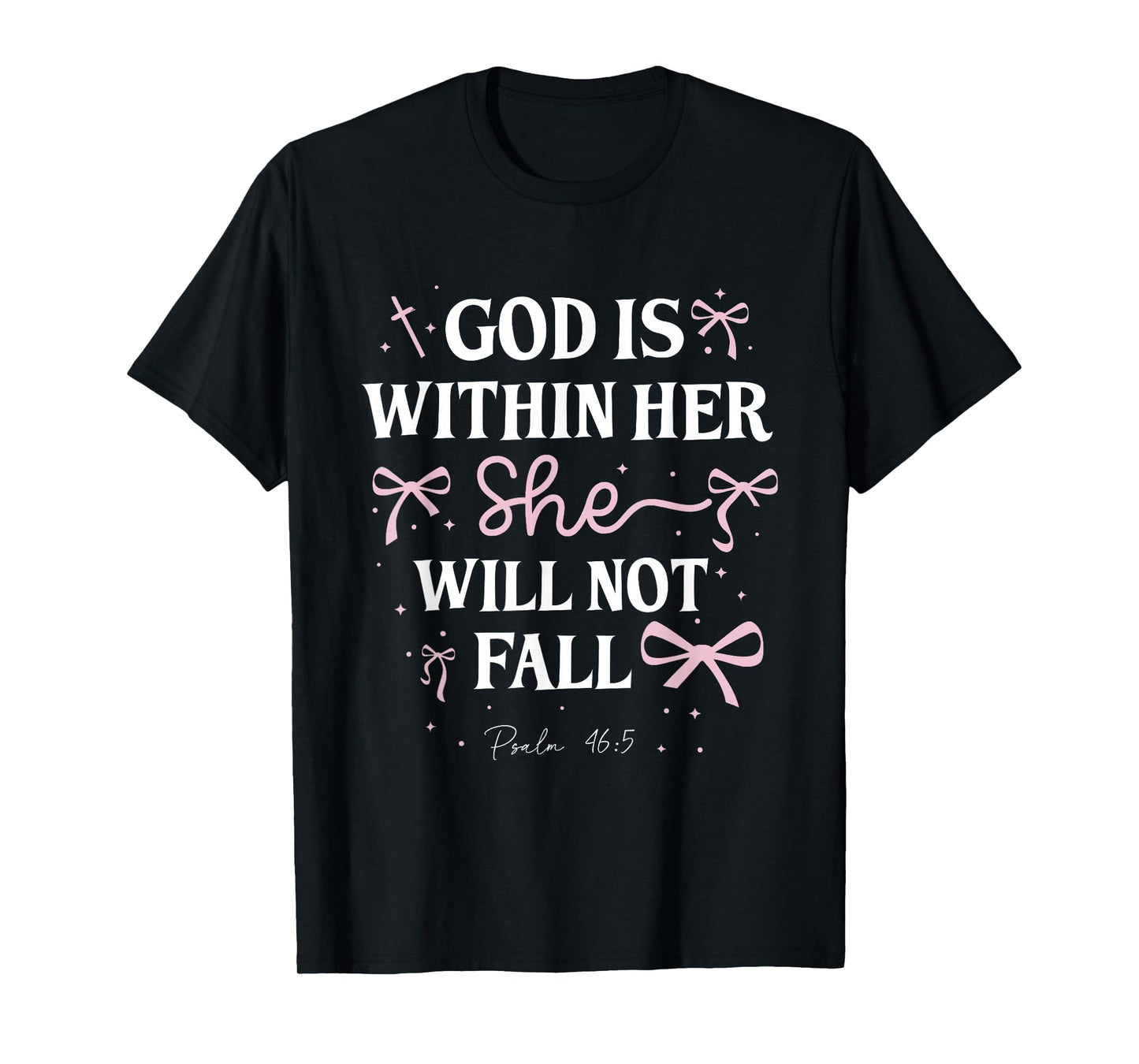 God is Within Her Christian Bible Verse Jesus Faith Based T-Shirt