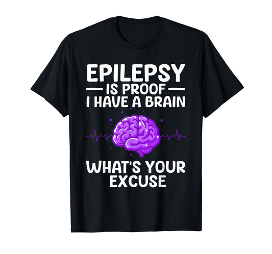 Epilepsy For Men Women Kids Epileptic Epilepsy Awareness T-Shirt