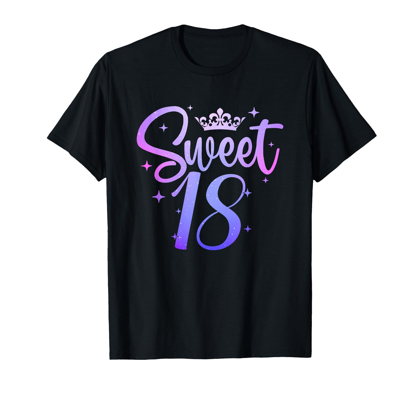 Cute Eighteen Years Old Birthday Girls Party Apparel T-Shirt