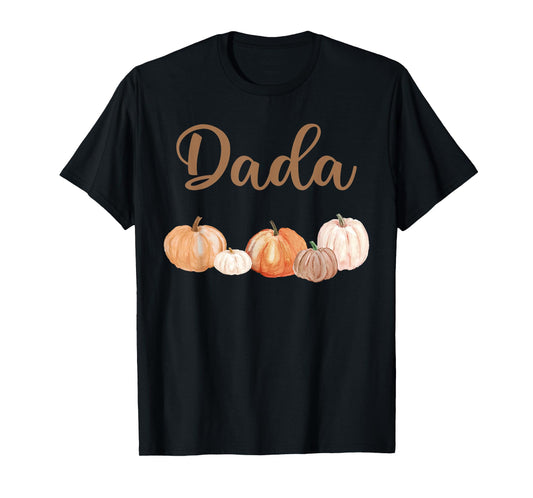 Dada of Little Pumpkin First Birthday Autumn Pumpkin T-Shirt