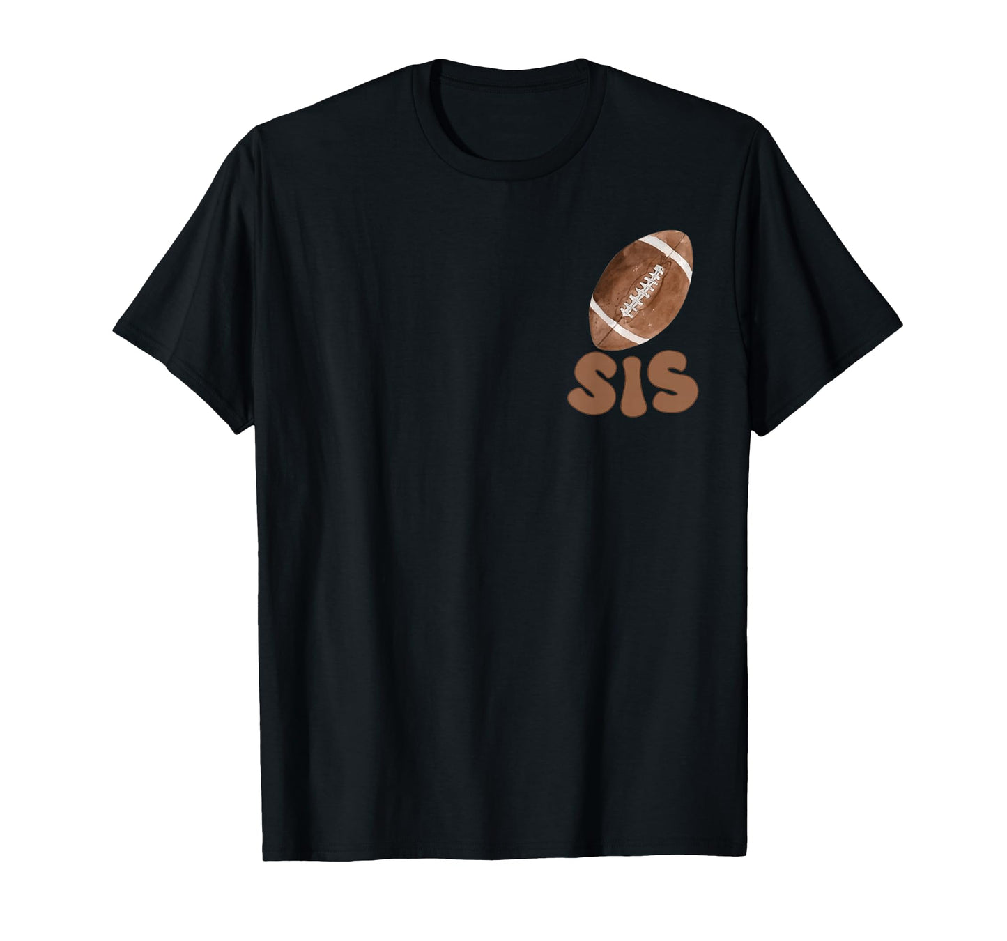 Sister of The 1 Year Old Football First Birthday Boy Family T-Shirt