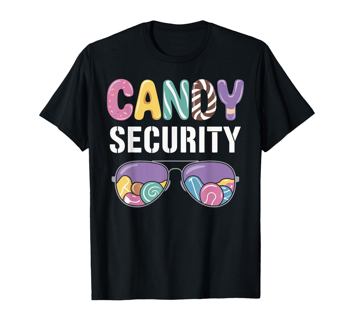 Candy Security Sunglasses Party Costume T-Shirt