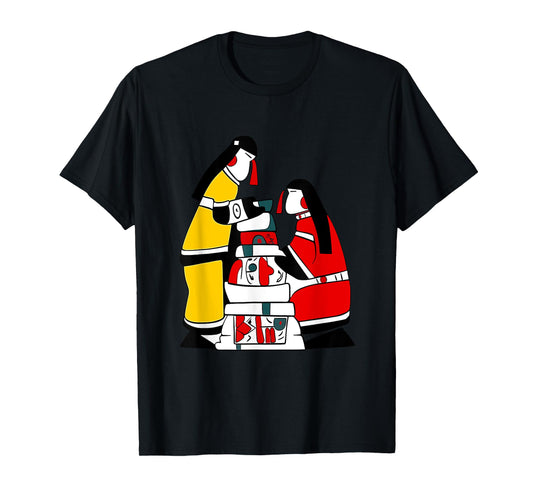 Inukshuks Human Figure Native Inuit Style T-Shirt