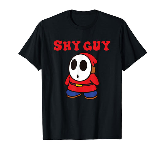 Super Mario Bros Shy Guy Simple Retro Nintendo Icon T-Shirt