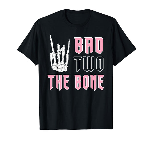 Bad Two the Bone Birthday 2 Years Old Birthday T-Shirt