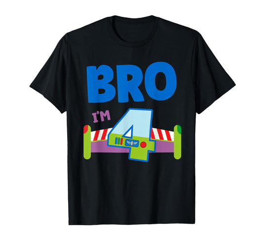 4th Birthday Boy Toy Lover Bro I'm 4 Year Old Story Party T-Shirt