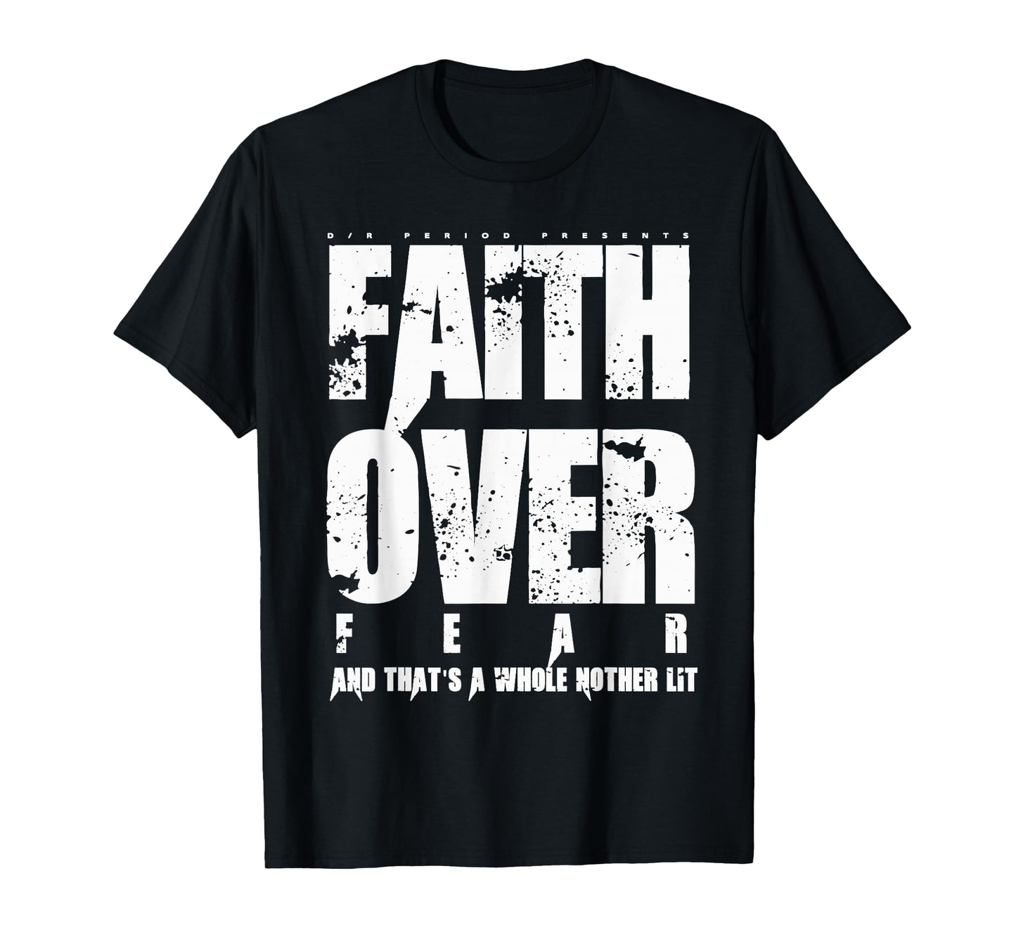 Retro Faith Over Fear Classic Vintage Jesus Christian T-Shirt