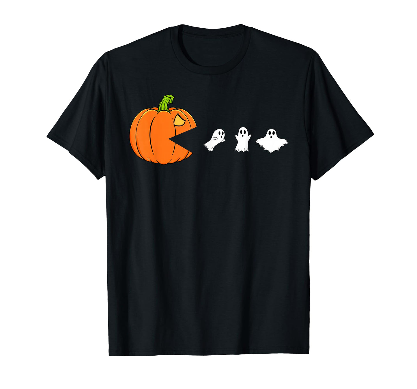 Halloween Pumpkin Funny Ghosts Gamer Boys Kids Women Men T-Shirt