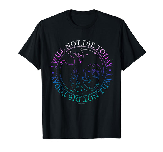 Fourth Wing I Will Not Die Today Star Gradient T-Shirt