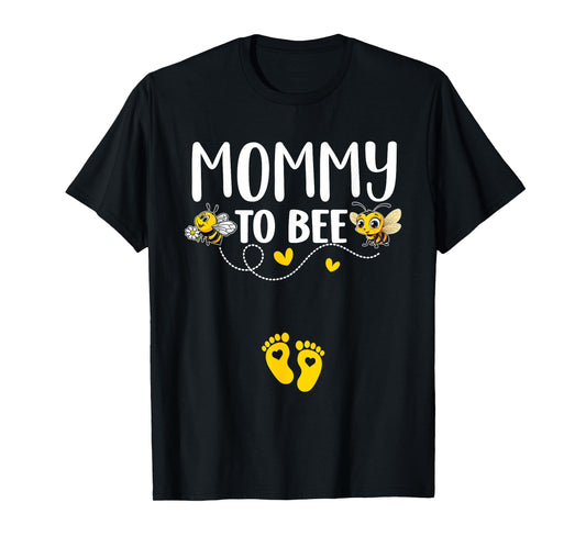 Mommy To Bee Gender Reveal Pregnancy Announcement Mommy T-Shirt