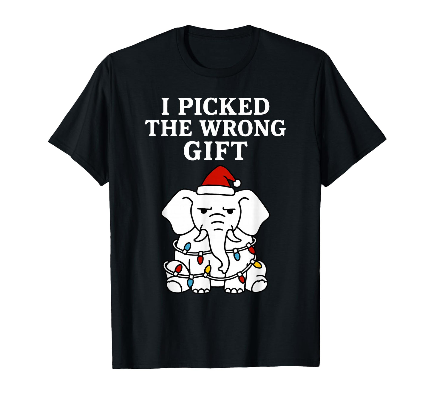 Christmas Men Women Kids Funny White Elephant T-Shirt