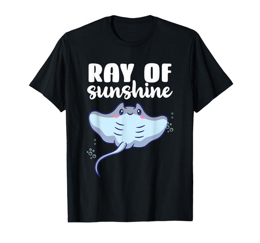Ray Of Sunshine Stingray Manta Ray Kawaii T-Shirt