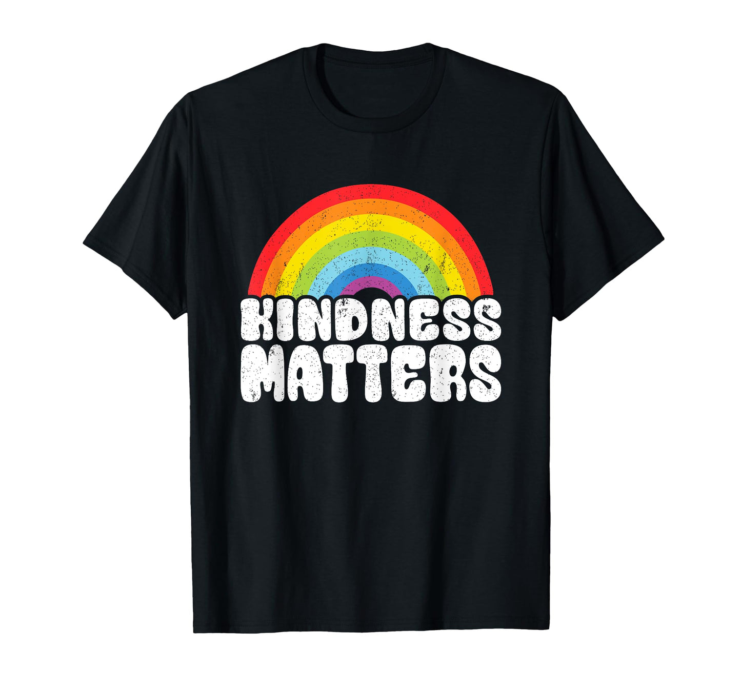 Positive Anti Bullying Rainbow Sped Teacher Kindness Matters Men Women Kids T-Shirt