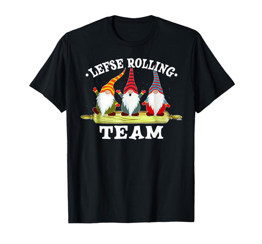 Gnome Lefse Rolling Team T-Shirt