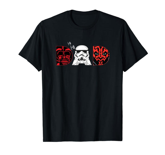 Star Wars Darth Vader Darth Maul Dad Father’s Day Birthday T-Shirt